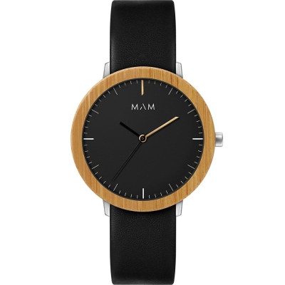 Ceas QUARTZ Unisex MAM MAM629 maro negru