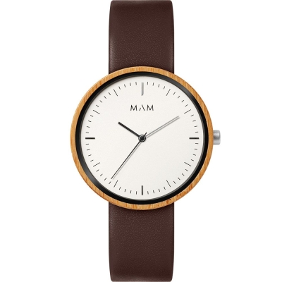 Ceas QUARTZ Unisex MAM MAM650 maro alb