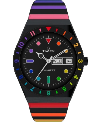 Ceas QUARTZ UNISEX TIMEX TW2V65900D7 negru multicolor