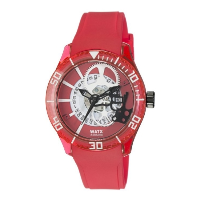 Ceas QUARTZ UNISEX WATX REWA1919 rosu