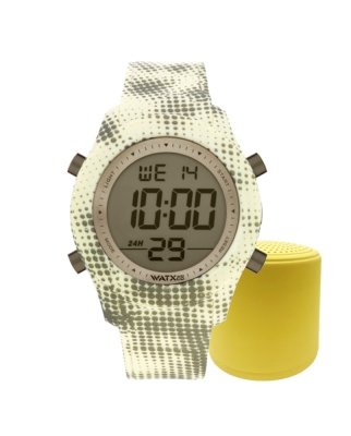 Ceas QUARTZ UNISEX WATXANDCO RELOJ3_L transparent galben gri