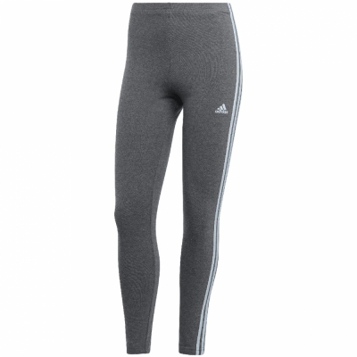 's adidas Essentials 3-Stripes High-Waisted Single Tights Dark Gray IL3310 dama