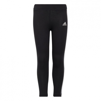 Legginsy dla dzieci adidas Essentials 3-Stripes Tights czarne H65800