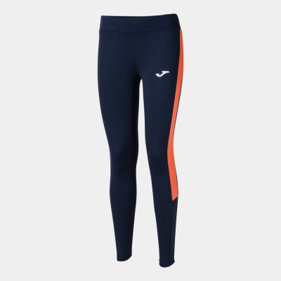 Eco Championship Long Tights Navy Fluor Orange Joma