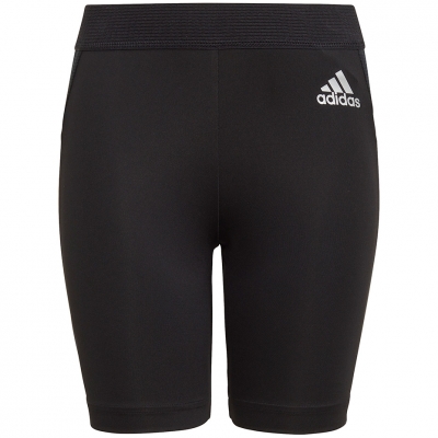 Spodenki dla dzieci adidas Techfit Tights czarne H23160