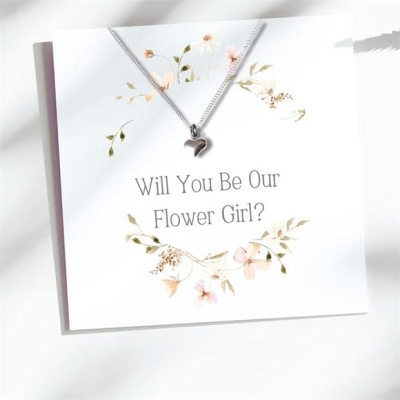 Aye Do Will You Be My Flower Necklace Card 00414-CD fetita