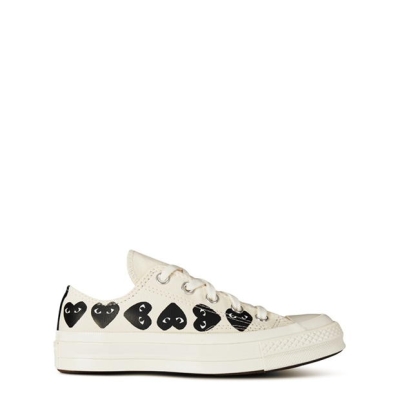 COMME DES GARCONS PLAY Multi Hearts-Print Low-Top Sneakers