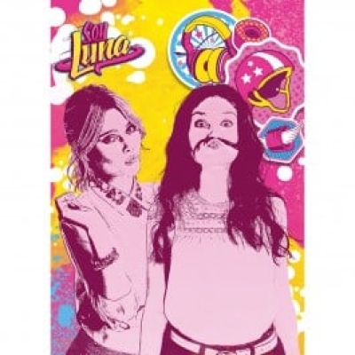 Covor Camera Copii, Disney Soy Luna Kisses, 95x133 Cm, Antiderapant