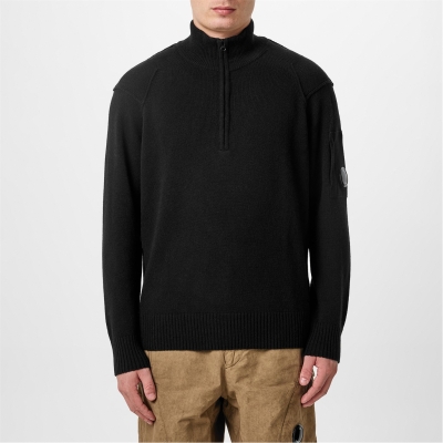 CP COMPANY Lambswool Grs Half-Zipped Knit