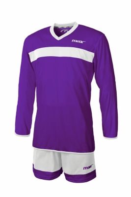 Echipament fotbal Vercelli Viola Bianco Max Sport