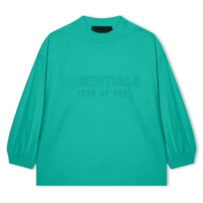 FEAR OF GOD ESSENTIALS Logo-Print Long-Sleeve Top copil