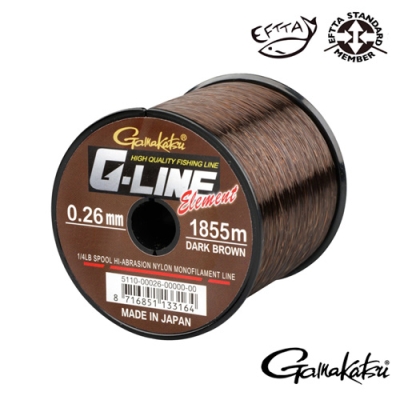 FIR G-LINE ELEMENT DARK maro 026MM.5,10KG.1855M GAMAKATSU