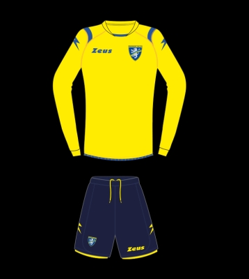 FR ACADEMY 18/19 KIT TRAIN ML Zeus galben albastru roial