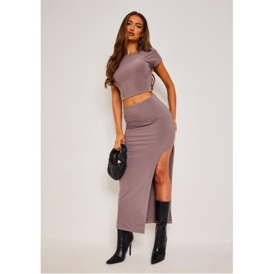 Fusta Missy Empire Soft Split Maxi