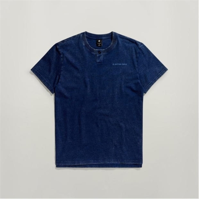 G Star Gstar Indigo Henley Sn99