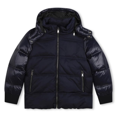 Jacheta Boss Panelled Puffer copil