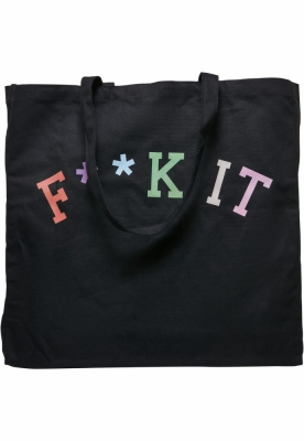 Geanta box Fuck It Oversize Canvas Tote Mister Tee