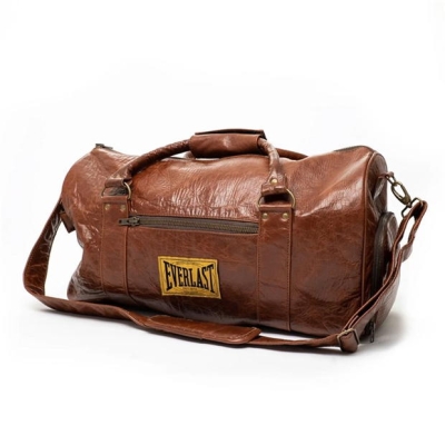 Geanta box Everlast 1910 Premium piele Holdall Medium