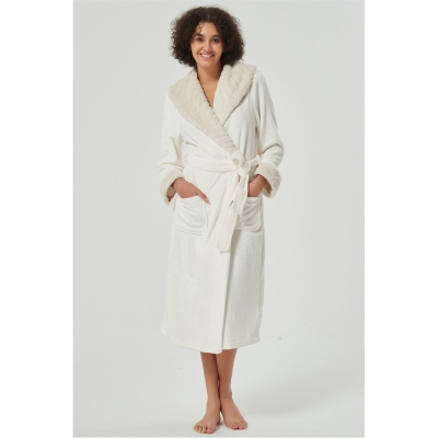 Linea Luxury Clipped Fur Dressing Gown