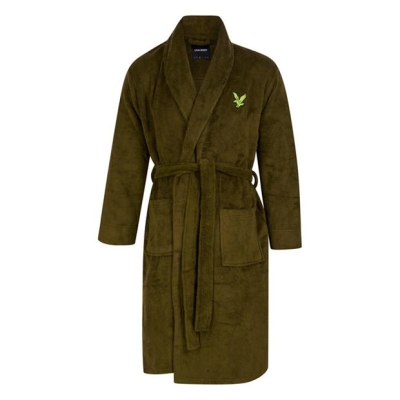 Lyle and Scott Embroided Robe Sn99