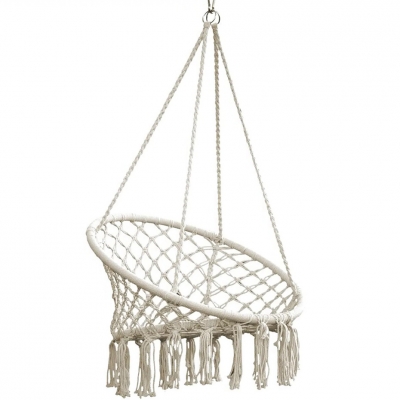 Hammock stork's nest hanging armchair 80x60 cm ecru 1018027