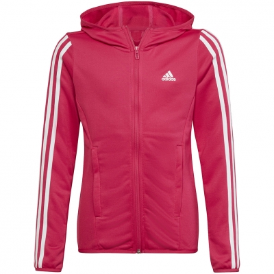 Hanorac Bluza fermoar adidas Designed 2 Move 3-Stripes pink HM4485 copil