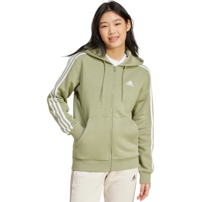 Bluza Hanorac adidas Essentials 3-Stripes Full-Zip 's Olive JP2352 dama