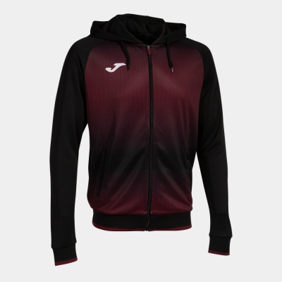 Hanorac Tiger V Zip-up Black Burgundy Joma