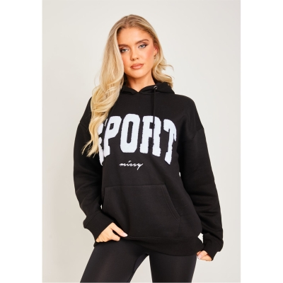 Hanorac Missy Empire Black Borg Oversized Sport