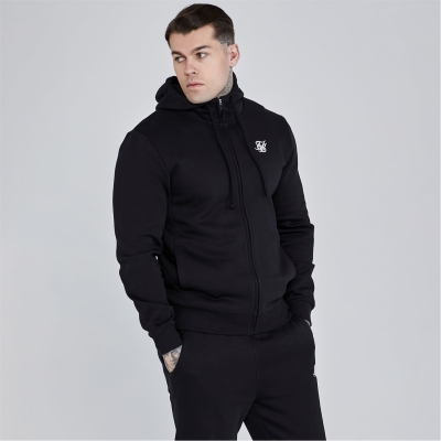 Hanorac SikSilk Essential Zip Through barbat