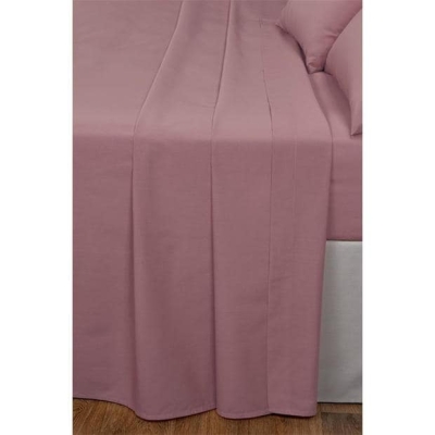 Homelife Non Iron Plain Dyed Flat Sheet