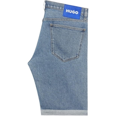 Hugo Ash/S 10259241 01 Denim Short barbat