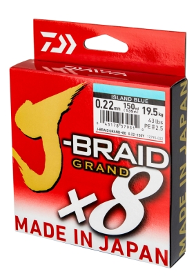 J-BRAID GRAND X8E albastru 016MM/10KG/135M DAIWA