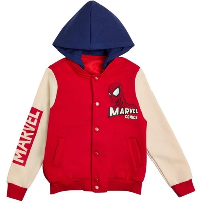 Jacheta Character Marvel Varsity Hooded Bomber