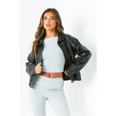 Jacheta Missy Empire piele Bomber