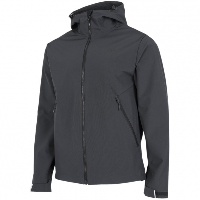 Jacheta Men's 4F softshell anthracite H4Z22 SFM001 22S