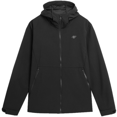 Jacheta Men's softshell 4F M043 deep black 4FSS23TSOFM043 20S