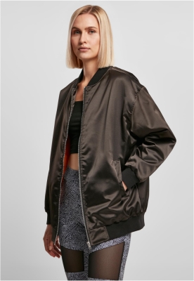 Jacheta Oversized Satin Bomber dama Urban Classics