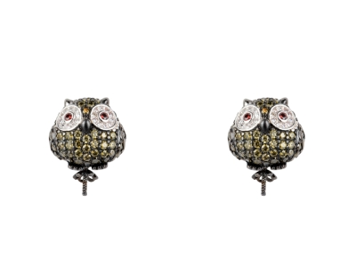 PENDING LANCASTER JLA-EAR-OWL-3 pentru Femei verde ip negru