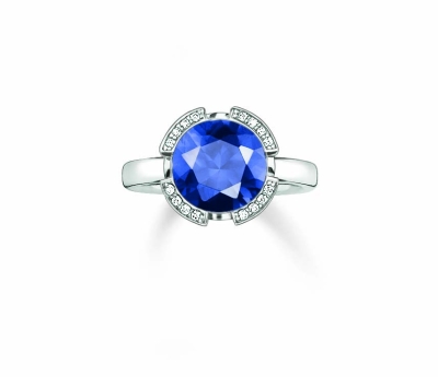 Inel THOMAS SABO 038-050-32-52 pentru Femei blue, argintiu