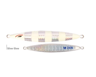 JIG MIROTIC SLOW argintiu GLOW 80G 8CM MUSTAD