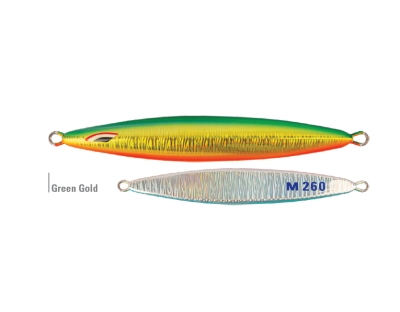 JIG MIROTIC SLOW verde GOLD 80G 8CM MUSTAD