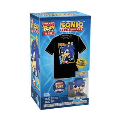 Tricou GAME POP&: Sonic (KD) (FL) (M)