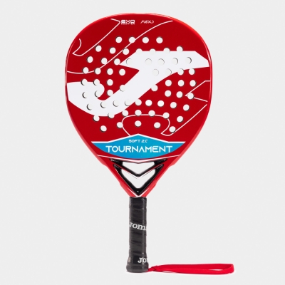 Tournament Soft Paddle Racket Red White Joma