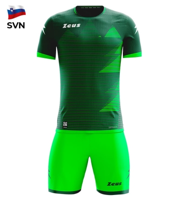 KIT Cupa Mondiala de Fotbal Zeus verde fosforescent