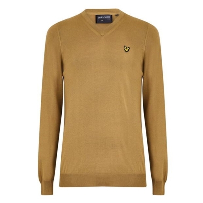 Lyle and Scott Lyle Golf V Neck Pul Sn99