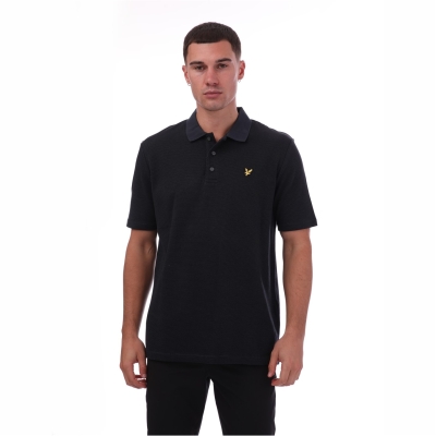 Lyle and Scott Lyle Tnl Txtr Polo Sn99