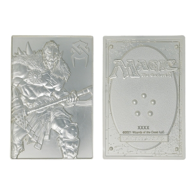 Magic the Gathering MTG Silver Plated Garruk Metal Collectible