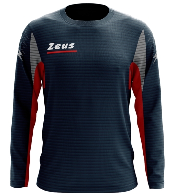 MAGLIA ATLANTE M/L Zeus bleumarin rosu