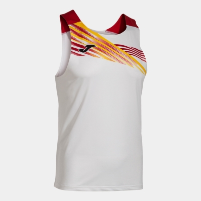 Camasa Elite X Sleeveless White Red Joma